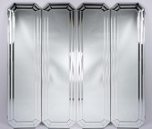 MODERNIST MIRROR GLASS FOUR-PA