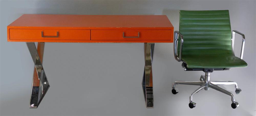 MODERNIST ORANGE AND CHROME
