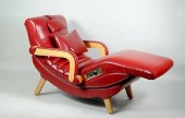 MODERNIST RED VINYL POWER CHAI
