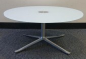 MODERNIST ROUND FROSTED GLASS