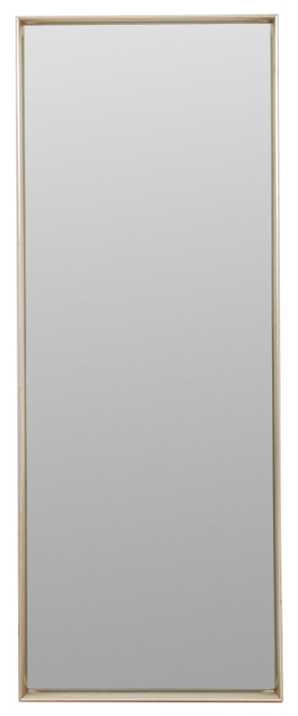 MODERNIST SILVERED FRAME BEVELED