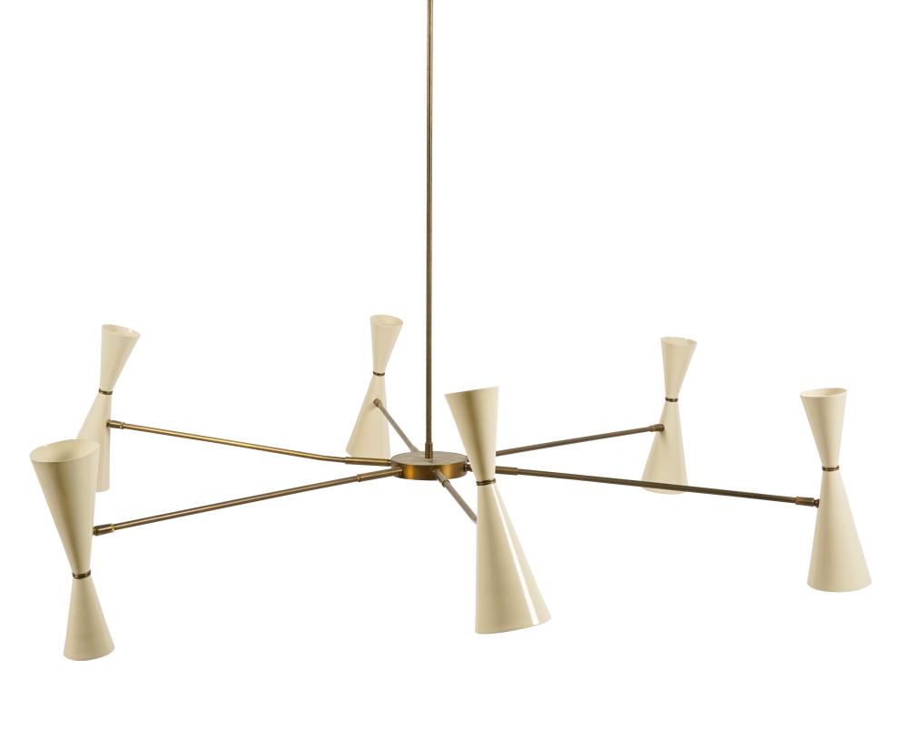 MODERNIST SIX-LIGHT CEILING