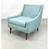 Modernist Sloped Arm Lounge Ch