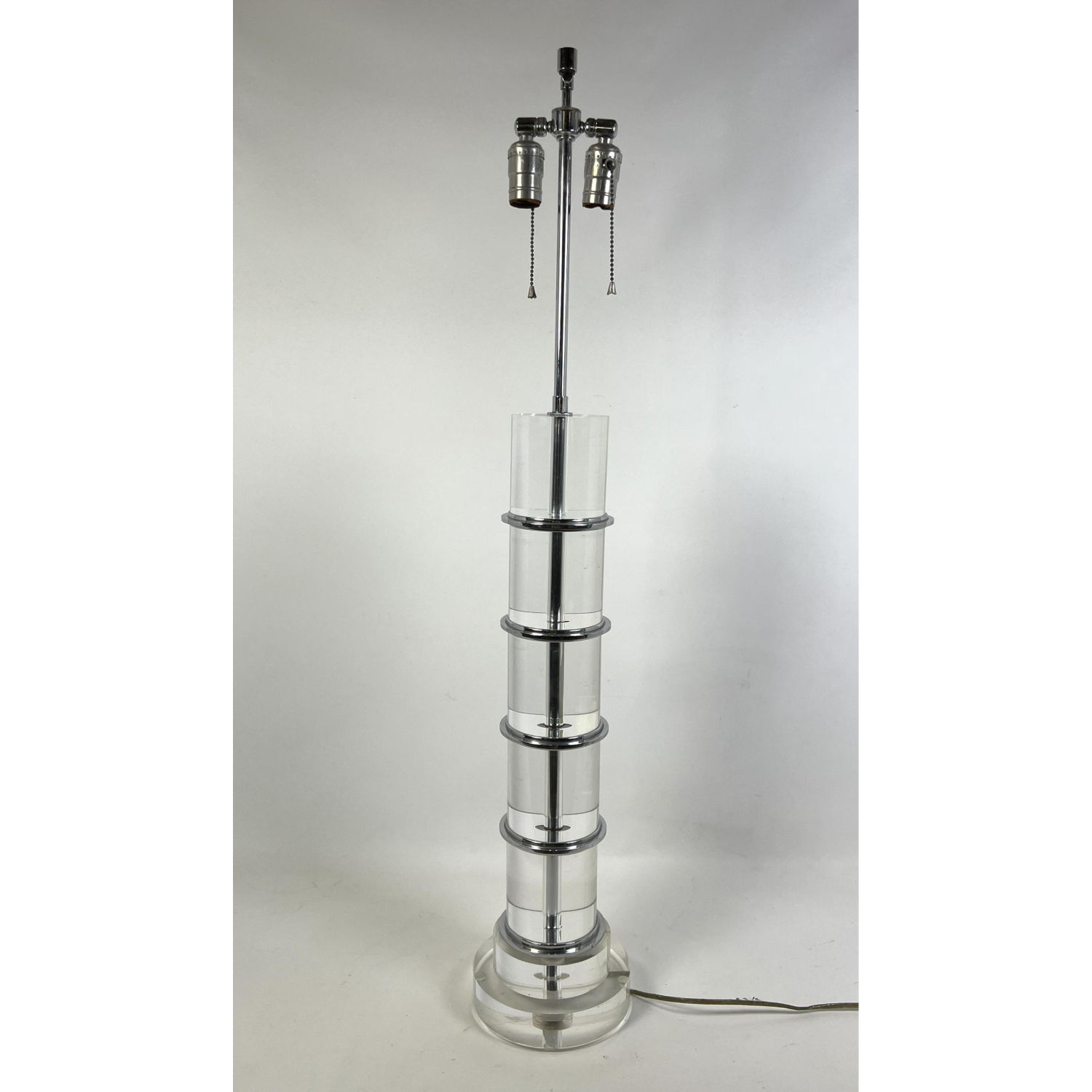 Modernist Stacked Lucite Table
