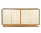 MODERNIST STAINED & PAINTED WO