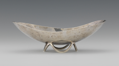 Modernist Sterling Silver Dish by
