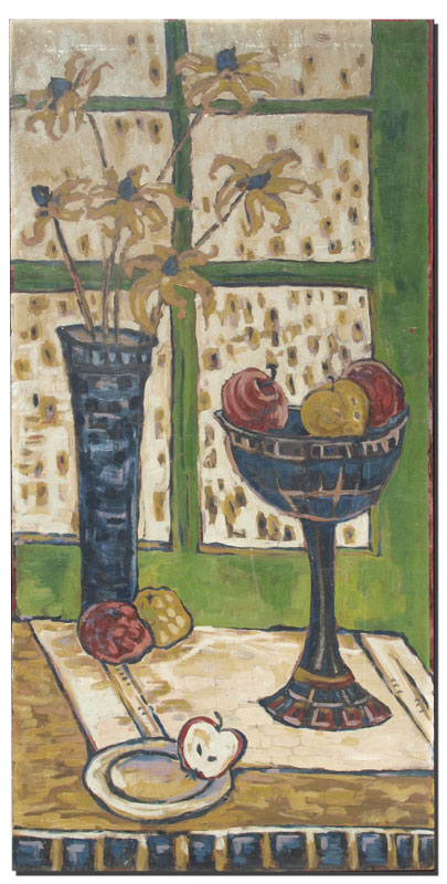 MODERNIST STILL LIFE WITH FRUIT AND