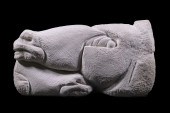 MODERNIST STONE HORSE HEADS SC