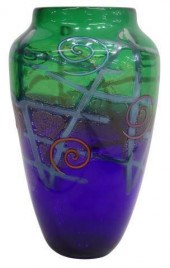 MODERNIST STUDIO ART GLASS VAS