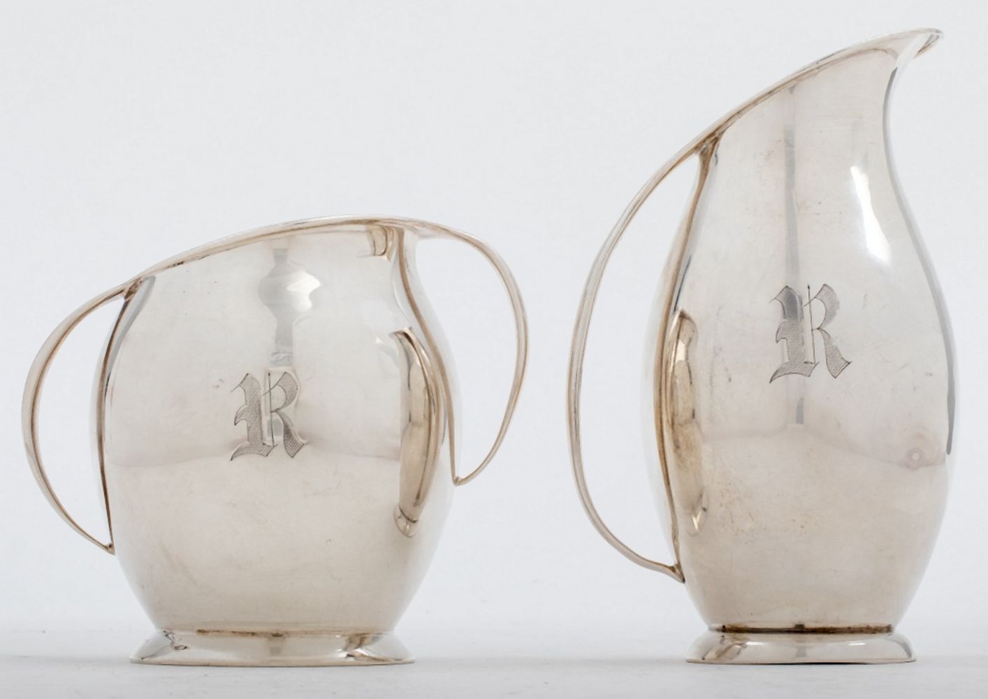 MODERNIST STYLE STERLING CREAM