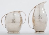 MODERNIST STYLE STERLING CREAM