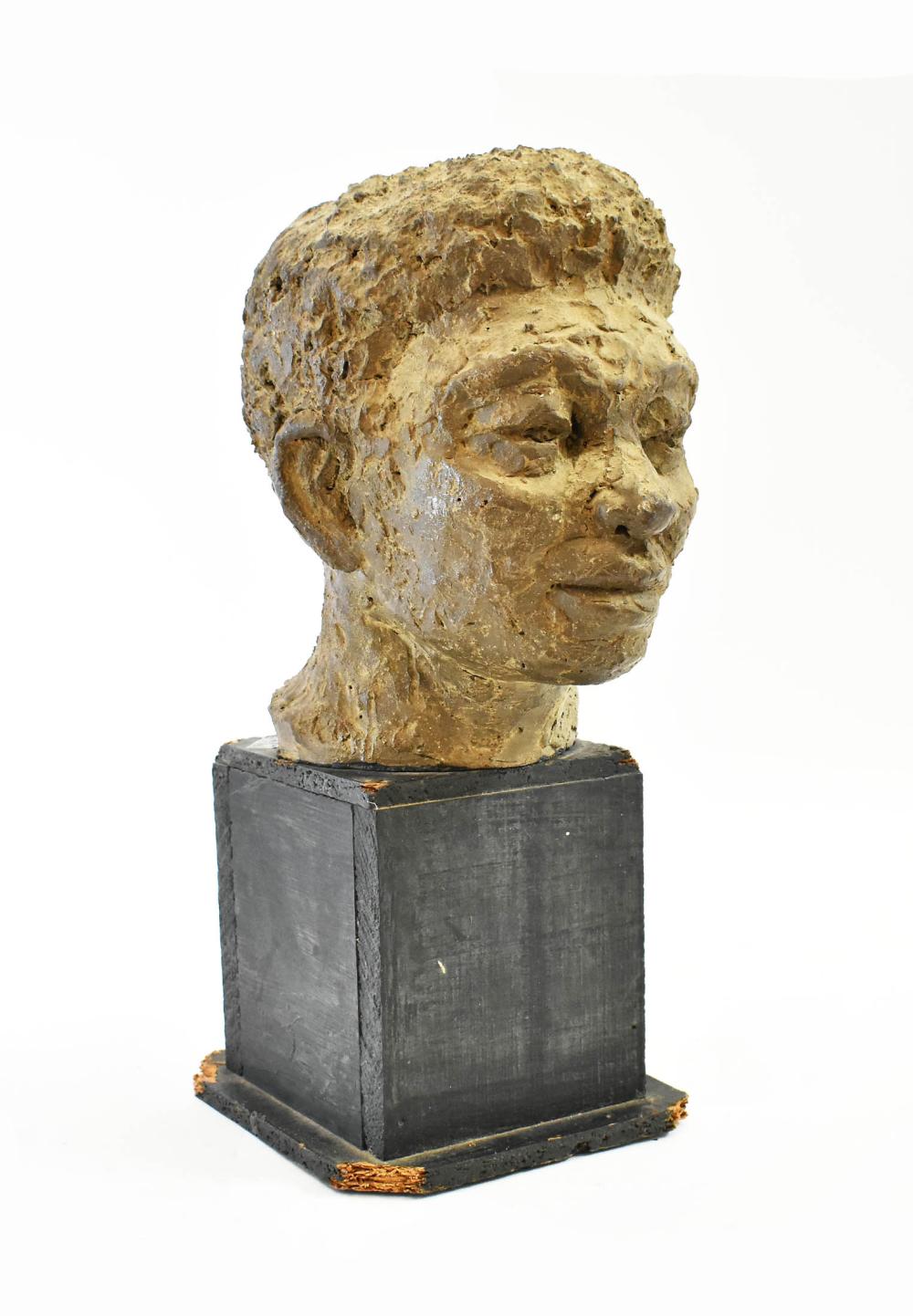 MODERNIST TERRA COTTA STUDY OF A