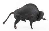 MODERNIST WELDED METAL BULL SC