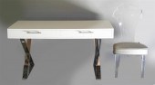 MODERNIST WHITE AND CHROME CAM