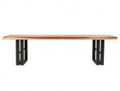 MODERNIST WOODEN BENCHthe two-