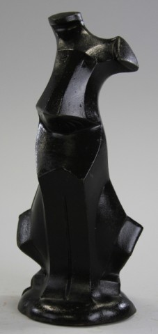 MODERNISTIC DOG DOORSTOP Hubley