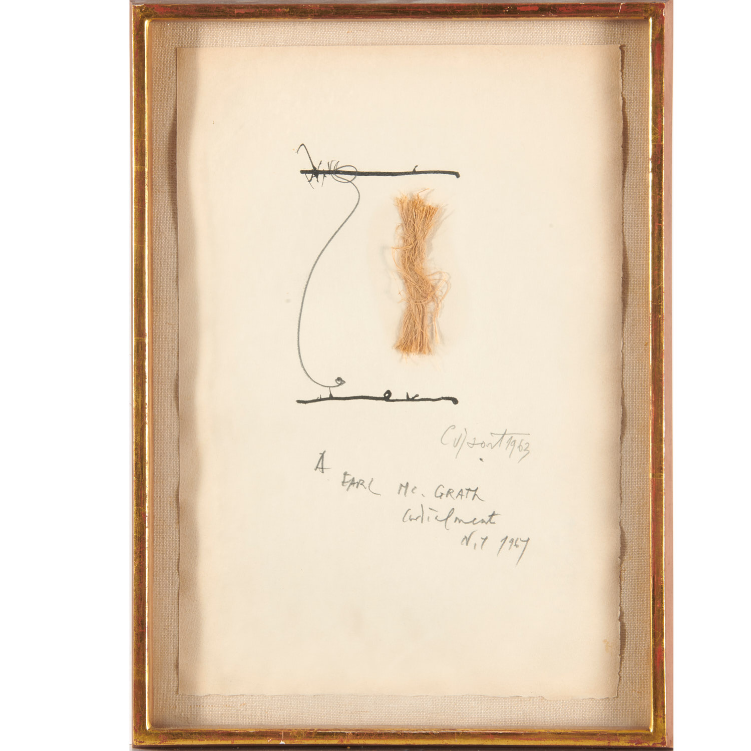 MODEST CUIXART, MIXED MEDIA, 1963