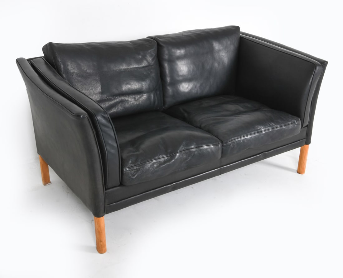 MOGENS HANSEN DANISH LEATHER SOFA
