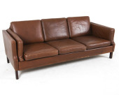 MOGENSEN STYLE DANISH LEATHER