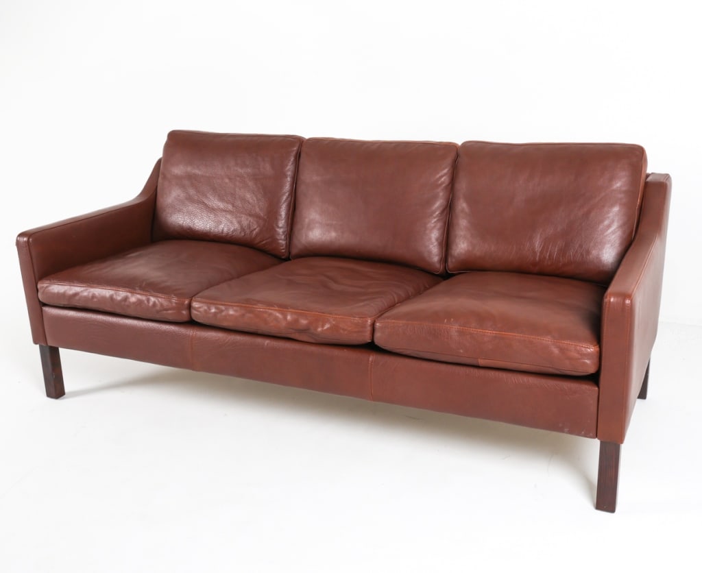 MOGENSEN STYLE DANISH LEATHER
