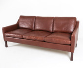 MOGENSEN STYLE DANISH LEATHER