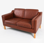 MOGENSEN STYLE DANISH LEATHER