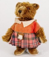 MOHAIR DRESSED TEDDY BEARMohai