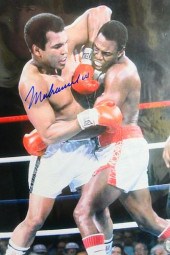 MOHAMMAD ALI AUTOGRAPHED 8" X