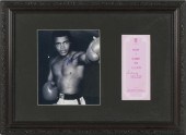 MOHAMMAD ALI SIGNED PHOTO DISP