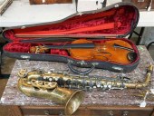 MOHAWK BRASS SAXOPHONE AND A F