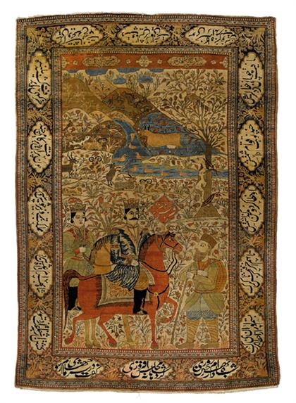"Mohtashem" Kashan pictorial rug
