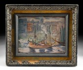 MOISE KISLING PAINTING - "PORT