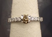 MOISSANITE, DIAMOND AND GOLD R