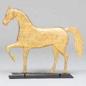 MOLDED AND GILT COPPER PRANCIN