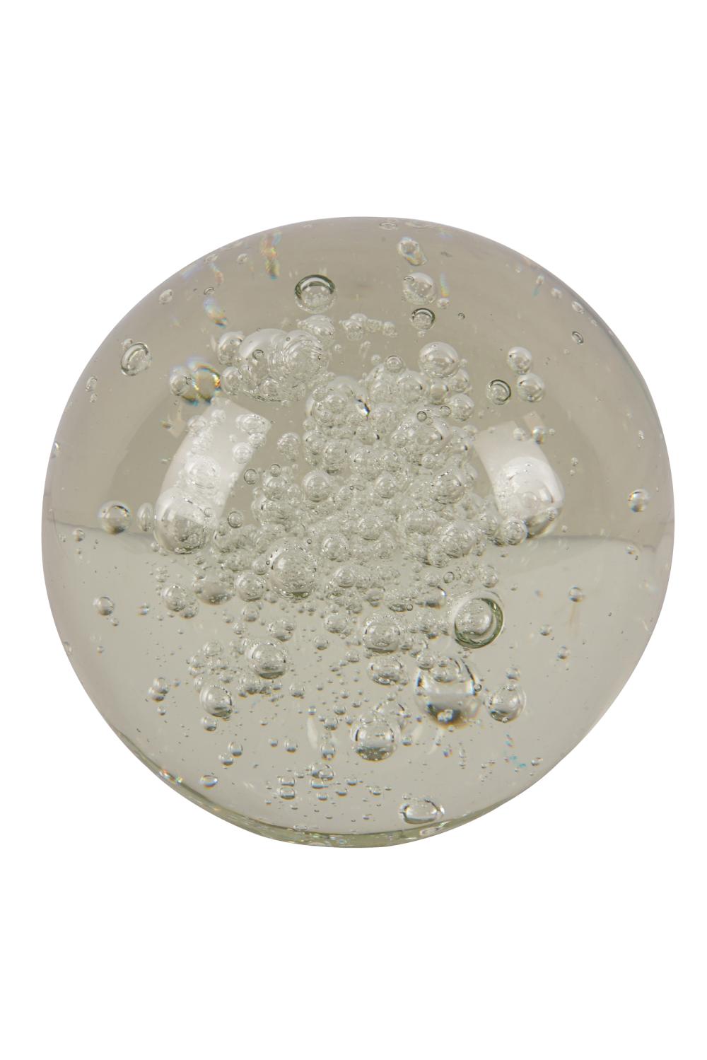 MOLDED GLASS ORB