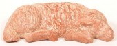 MOLDED REDWARE RECLINING LAMB