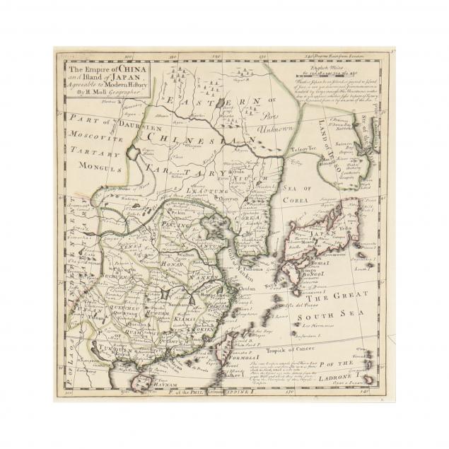 MOLL, HERMAN. THE EMPIRE OF CHINA