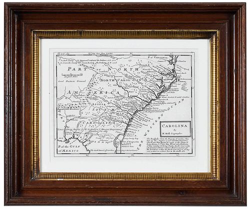 MOLL - MAP OF CAROLINAHerman