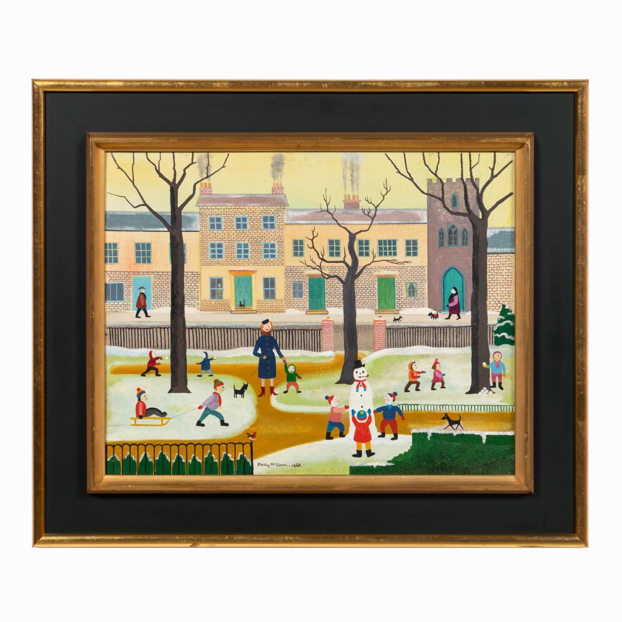 MOLLY MCCANN, WINTER, OIL ON
