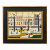 MOLLY MCCANN, WINTER, OIL ON C