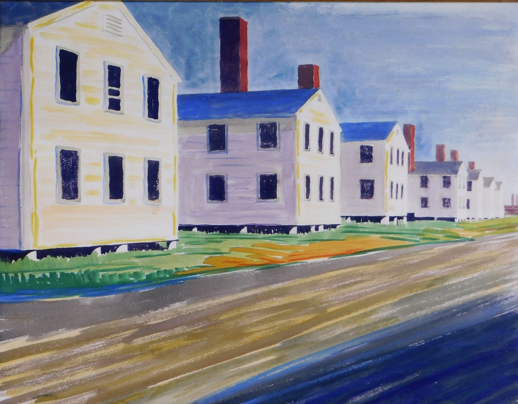 MOLLY NYE TOBEY COUNTRY WC PAINTING