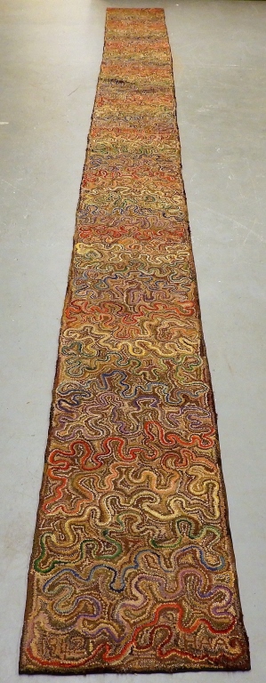 MOLLY NYE TOBY FOLK ART HOOKED
