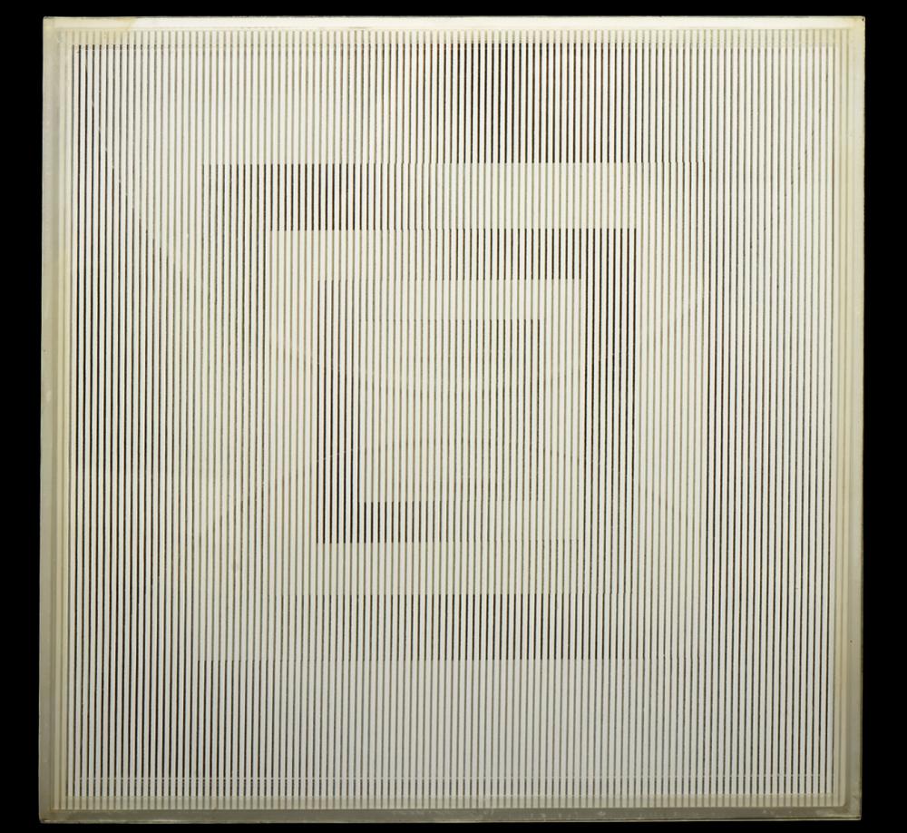 MON LEVINSON OP ART "HEMISPHERES IN