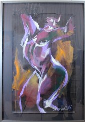 MONA JONES CORDELL ACRYLIC ON