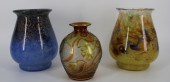 MONART ART GLASS VASES & HONES