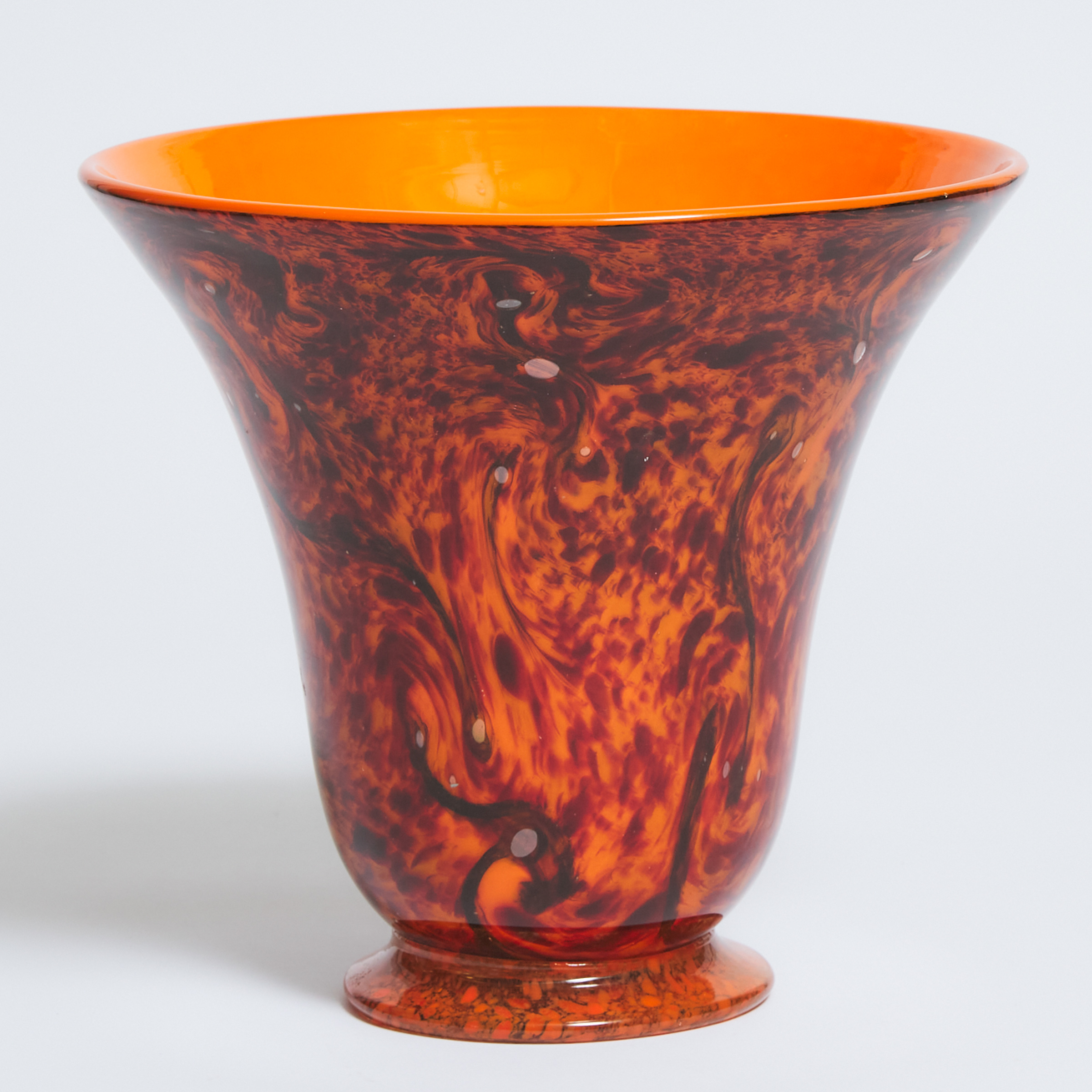 Monart Mottled Orange and Brown