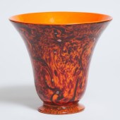 Monart Mottled Orange and Brow