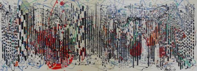 MONETIA. Abstract Mixed Media