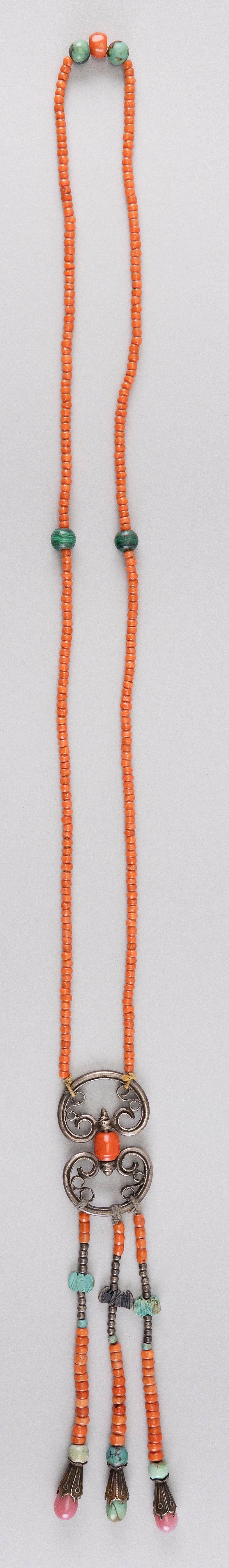 MONGOLIAN CORAL, TURQUOISE,