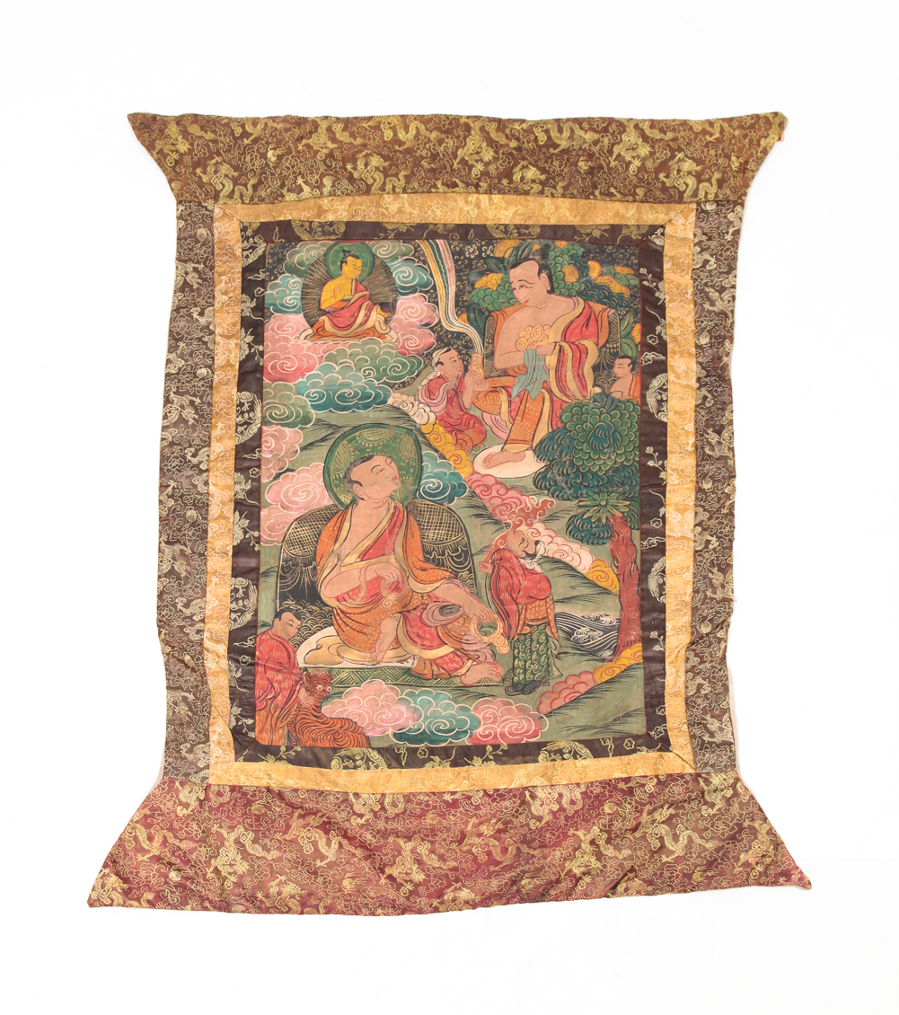 MONGOLIAN THANGKA. Late